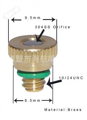 Vòi phun sương áp suất thấp, vòi phun khử trùng